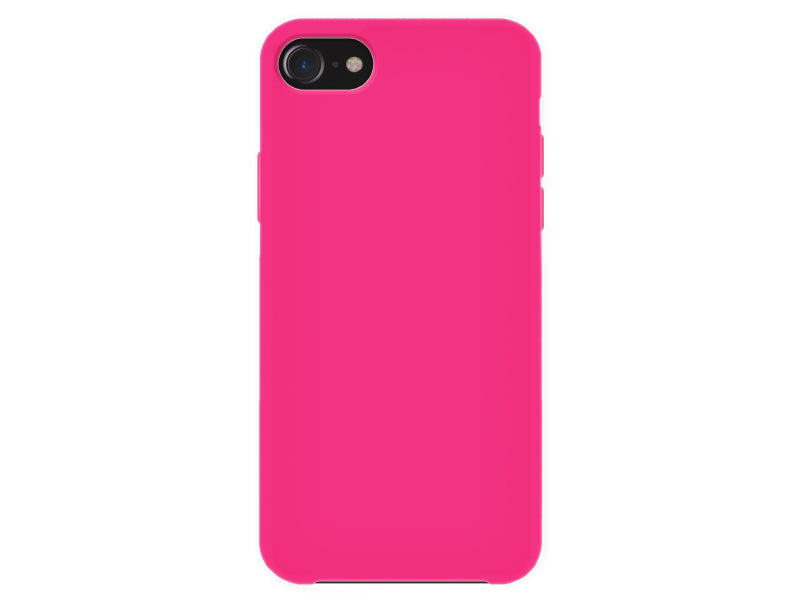 4-OK Velvet Touch iPhone 6/6S/7/8 Flamingo Pink Back