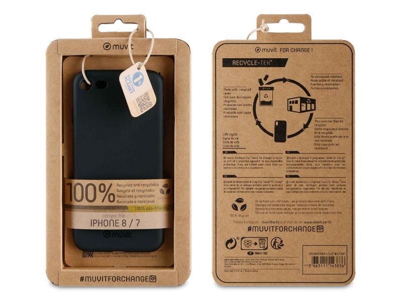 Capa iPhone ECO - Material Reciclado (Preta)