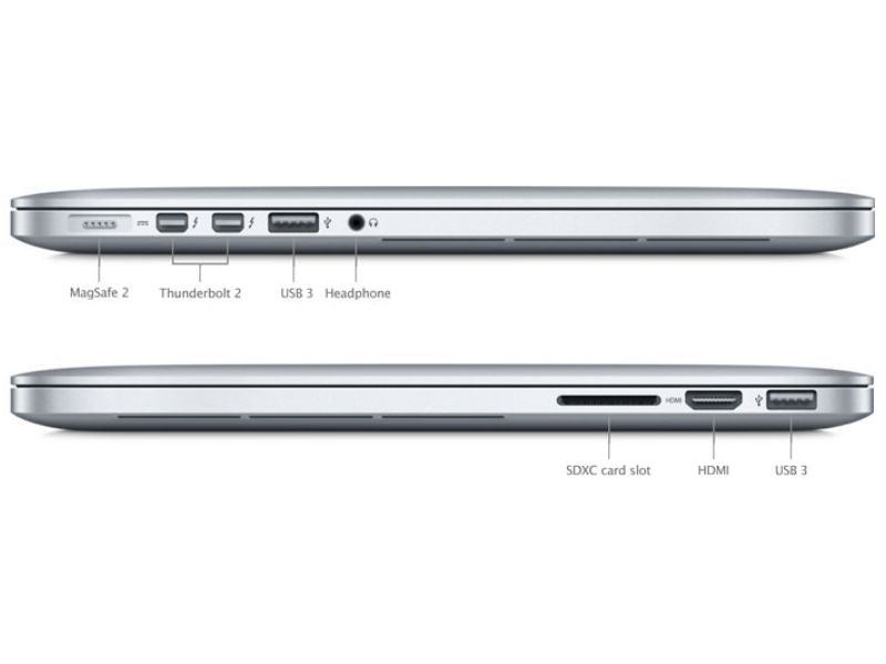 MacBook Pro 15 polegadas Retina (2.2GHz Quad-core Intel Core i7 - 16GB RAM - 256GB SSD) - Silver | QWERTY PT