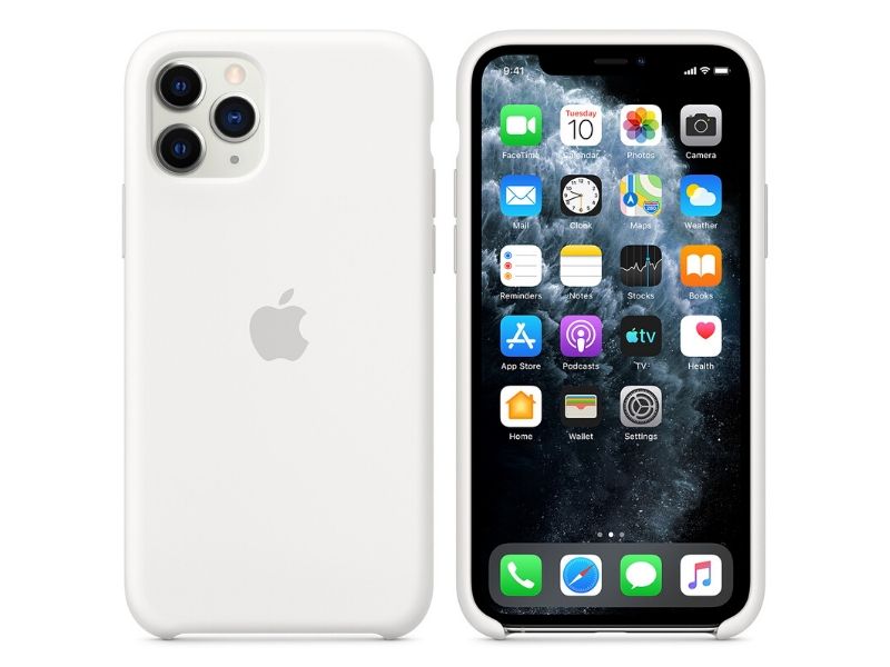 Capa iPhone 11 Pro Apple Silicone Case - Branca